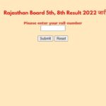 RBSE 5th 8th Result 2022 Live Updates: इस Link से चेक करें राजस्थान बोर्ड 5वीं 8वीं रिजल्ट