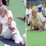 International Yoga Day : मैसूर पैलेस में PM मोदी ने 15000 लोगों के साथ किया योग