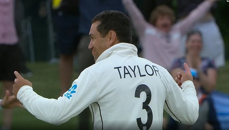 Ross Taylor ने टेस्ट करियर की आखिरी बॉल पर लिया विकेट, देखें VIDEO