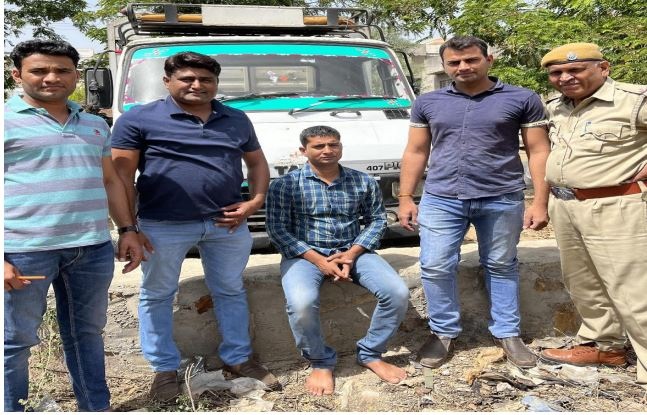 पुलिस थाना रामनगरिया जयपुर पूर्व की बड़ी कार्रवाई, महज 24 घंटे में पकड़ गया शातिर वाहन चोर