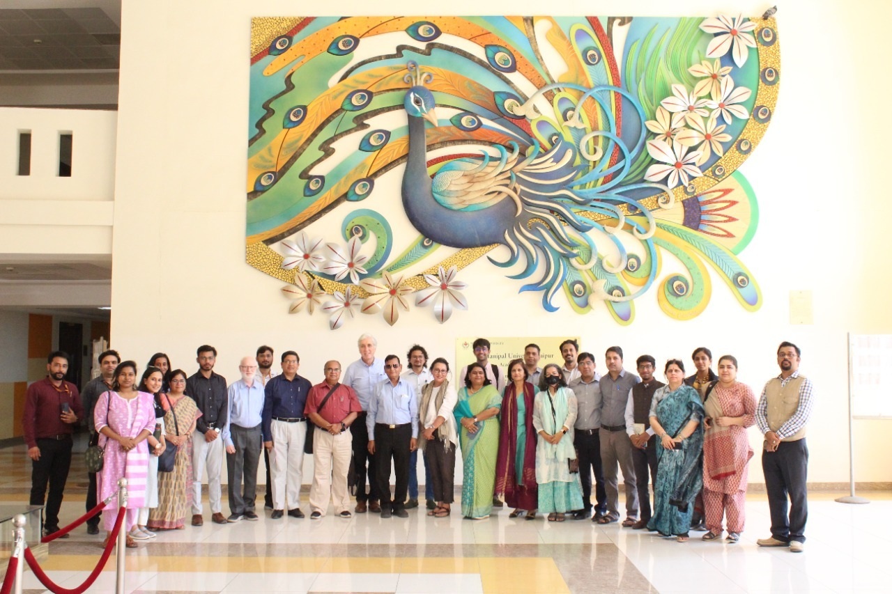 यूनेस्को टीम ने किया मणिपाल यूनिवर्सिटी जयपुर का दौरा