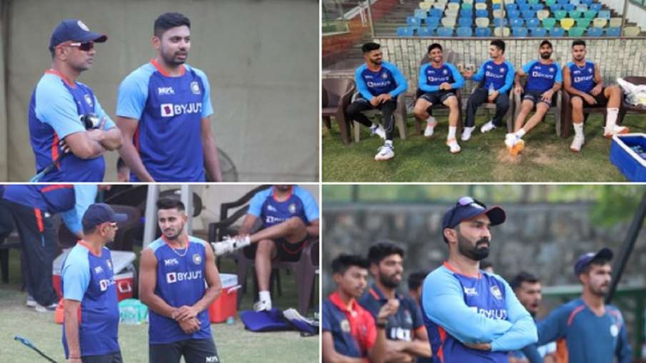 द्रविड़ की देखरेख में टीम ने बहाया पसीना, करारे शॉट्स खेल रहे हैं Team India के ये तीन धुरंधर