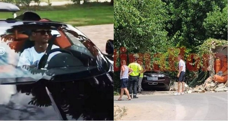 Cristiano Ronaldo Car Accident: हादसे का शिकार हुई रोनाल्डो की कार, 16 करोड़ की बुगाटी तबाह