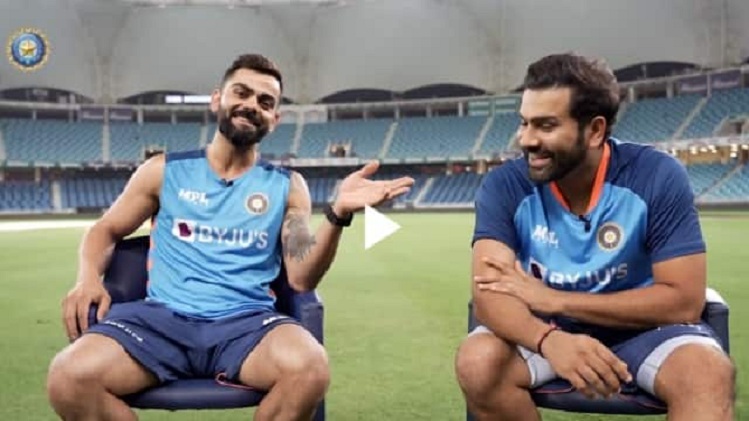 VIDEO: मैच के बस रोहित ने विराट से पूछा ये सवाल, कोहली ने कहा- इतनी शुद्ध हिंदी बोल रहा है मेरे साथ