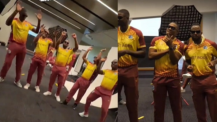 ‘काला चश्मा’ गाने पर वेस्टइंडीज के खिलाड़ियों ने किया जबरदस्त डांस, देखें VIDEO