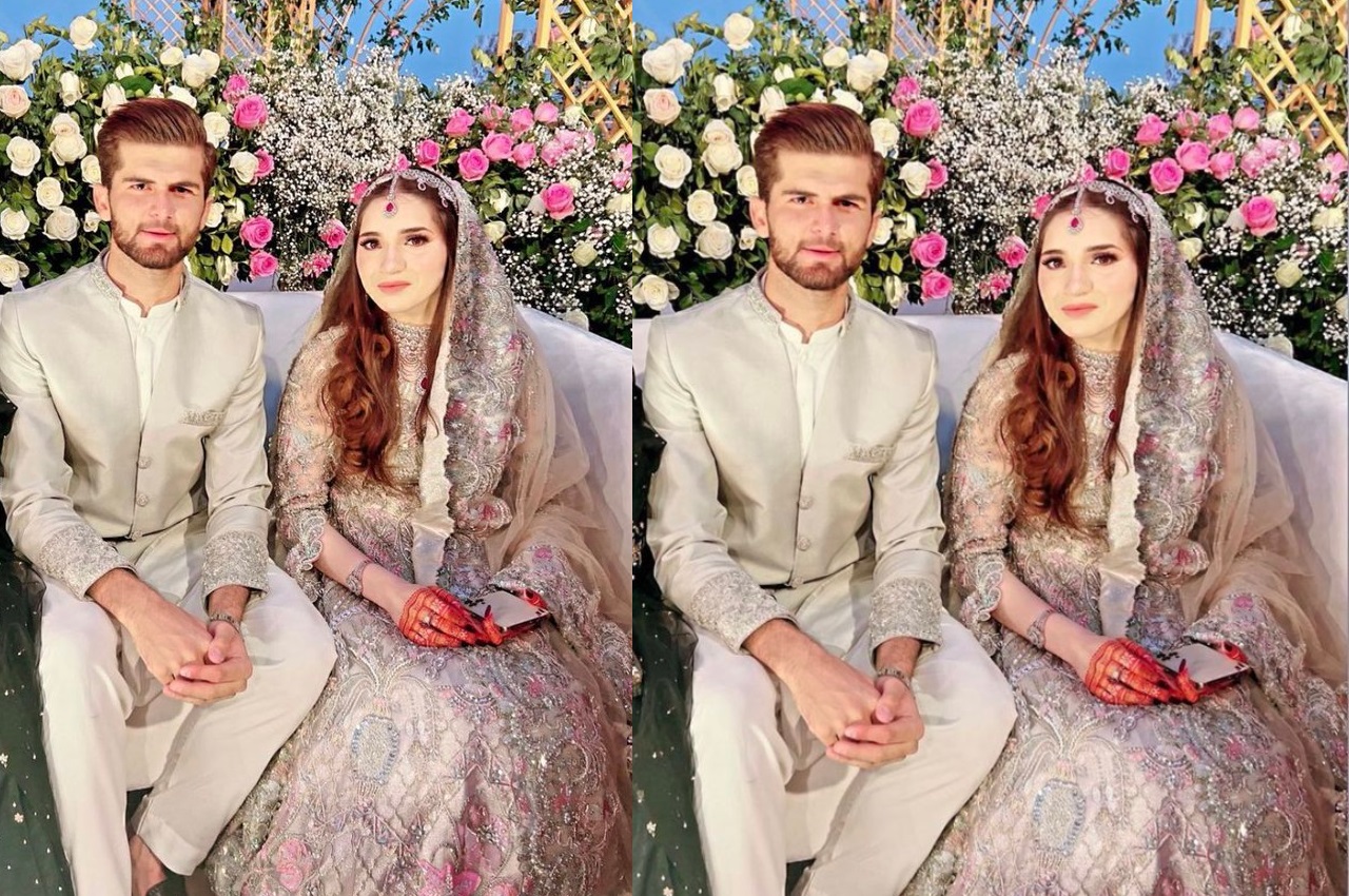 Shaheen Afridi: शाहीन अफरीदी ने शाहिद की बेटी से किया निकाह, देखें तस्वीरें