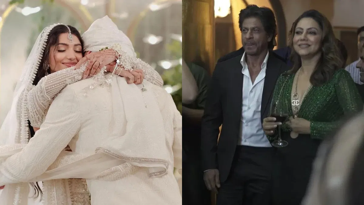 अलाना पांडे की शादी में किंग खान के साथ वाइफ गौरी खान ने किया डांस, देखें VIDEO